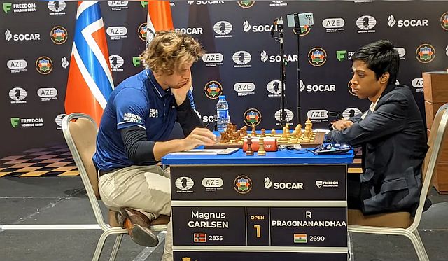 Chess World Cup: Praggnanandhaa goes down fighting to Carlsen in final
